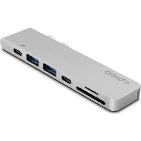 EPICO USB Type-C HUB PRO silver - VÝPRODEJ