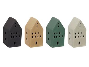 DEKORACE VÁNOČNÍ LED DOMEČEK 10,3X5,5 CM - mix variant či barev - VÝPRODEJ