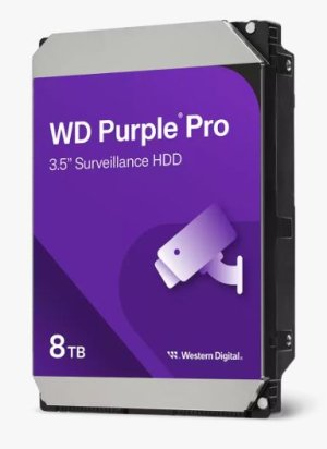 HDD 8TB WD8002PURP Purple Pro 256MB SATAIII - VÝPRODEJ