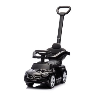 Odrážedlo s vodící tyčí MERCEDES C-Class Deluxe Milly Mally Black - VÝPRODEJ