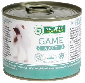 Nature's Protection Dog konz. Adult zvěřina 200 g - VÝPRODEJ