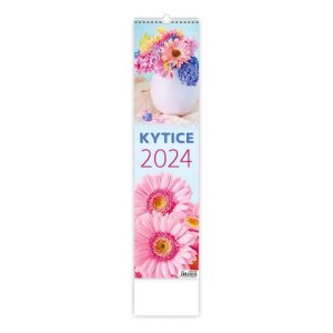 Kalendář nástěnný 2024 - Kytice - VÝPRODEJ