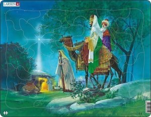 Puzzle MAXI - BIBLE - 3 králové/33 dílků - VÝPRODEJ