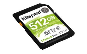 KINGSTON 1TB SDXC 150MB/s Read, UHS-I Speed Class, U3, V30 Gen3 - VÝPRODEJ