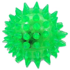Hračka Dog Fantasy míček LED zelený 5cm - VÝPRODEJ