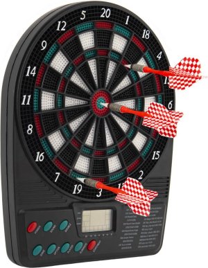 TEDDIES Elektronický terč se šipkami 26cm - VÝPRODEJ