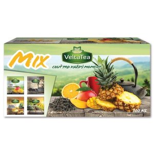 Mix čajů Velta Tea Gastro - 4 druhy, 100 ks - VÝPRODEJ