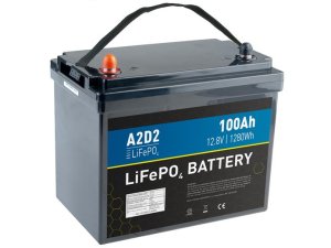 A2D2 baterie LiFePO4 12,8V 100Ah M8 (REPT cells) - VÝPRODEJ