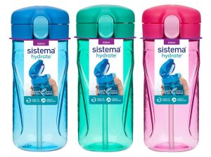 Sistema Láhev s brčkem Hydrate Quick Flip Top 520 ml, mix barev - VÝPRODEJ