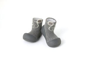 ATTIPAS Botičky Teddy A22TD Gray XL vel.22,5, 126-135 mm - VÝPRODEJ