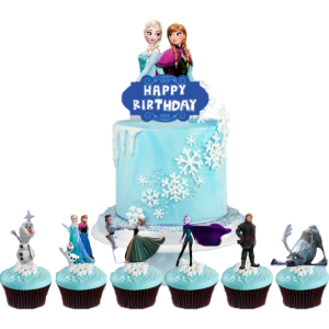 Zápich do dortu Frozen 7ks - Cakesicq - VÝPRODEJ