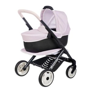 Hračka Smoby kombinovaný kočárek Maxi Cosi pro panenky světle růžový - VÝPRODEJ