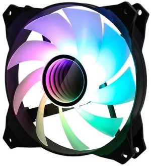 Zalman ZM-IF120 ,Ventilátor, 120mm, HBS ložisko, 3-pin, 21dBA, ARGB podsvícení, bílo-černý - VÝPRODEJ