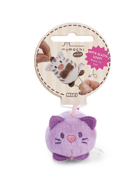 NICI přívěsek MyMochi Kočička Angy 5 cm, ležící