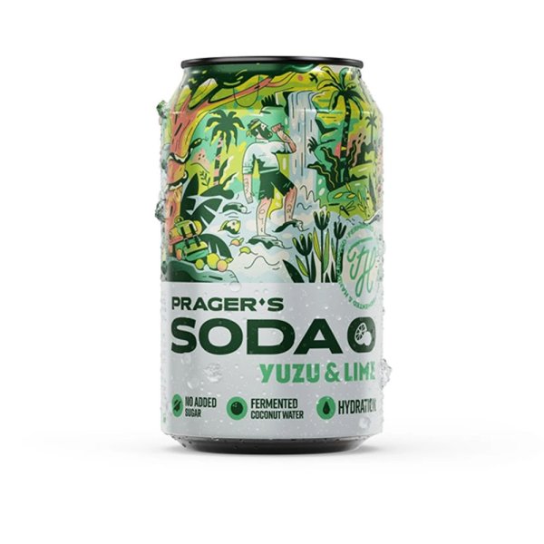 Prager's Soda 330 ml yuzu lime